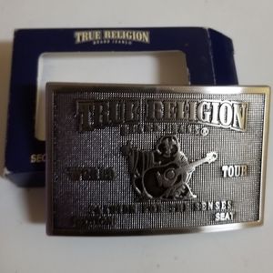True Religion Buddha Belt Buckle